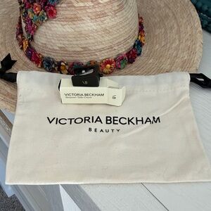 New Victoria Beckham 8”X6” cloth pouch with Black Sharpener.